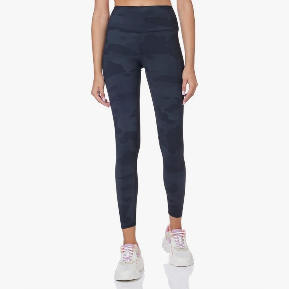 ALO Yoga High-Waist Camo Vapor Legging Black Camouflage Size XS